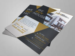 Property investments professional flyer design in Cape Town