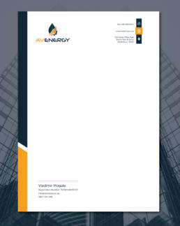 Letterhead design