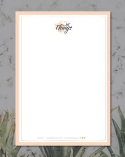 Letterhead design