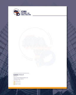 Letterhead design