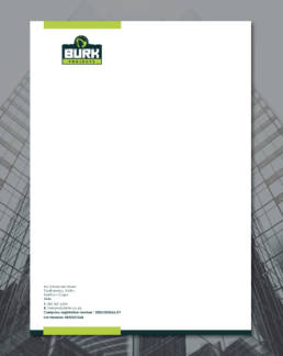Burk Projects Letterhead uai