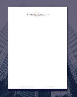 Centauri Associates Letterhead uai